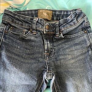 Buzz Cut  Dark Wash Blue Jeans